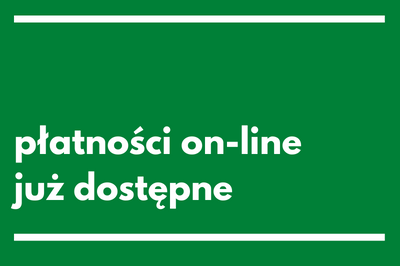 Płatności on line już dostępne.