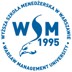 Logo Wyższej Szkoły Menadżerskiej - głowa drapieżnego ptaka