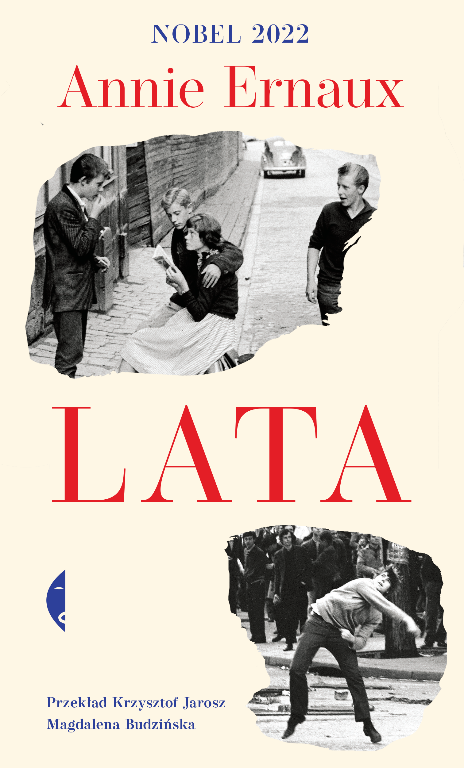 Okładka książki Annie Ernaux "Lata".