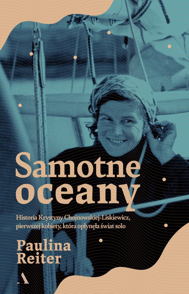 Okładka książki "Samotne oceany". Autor: Paulina Reiter 